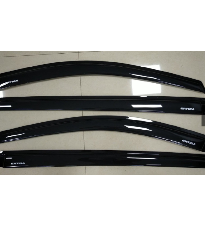 Bộ vè che mưa ABS đen dành cho xe Suzuki Ertiga 2019-2021( hàng cao cấp)