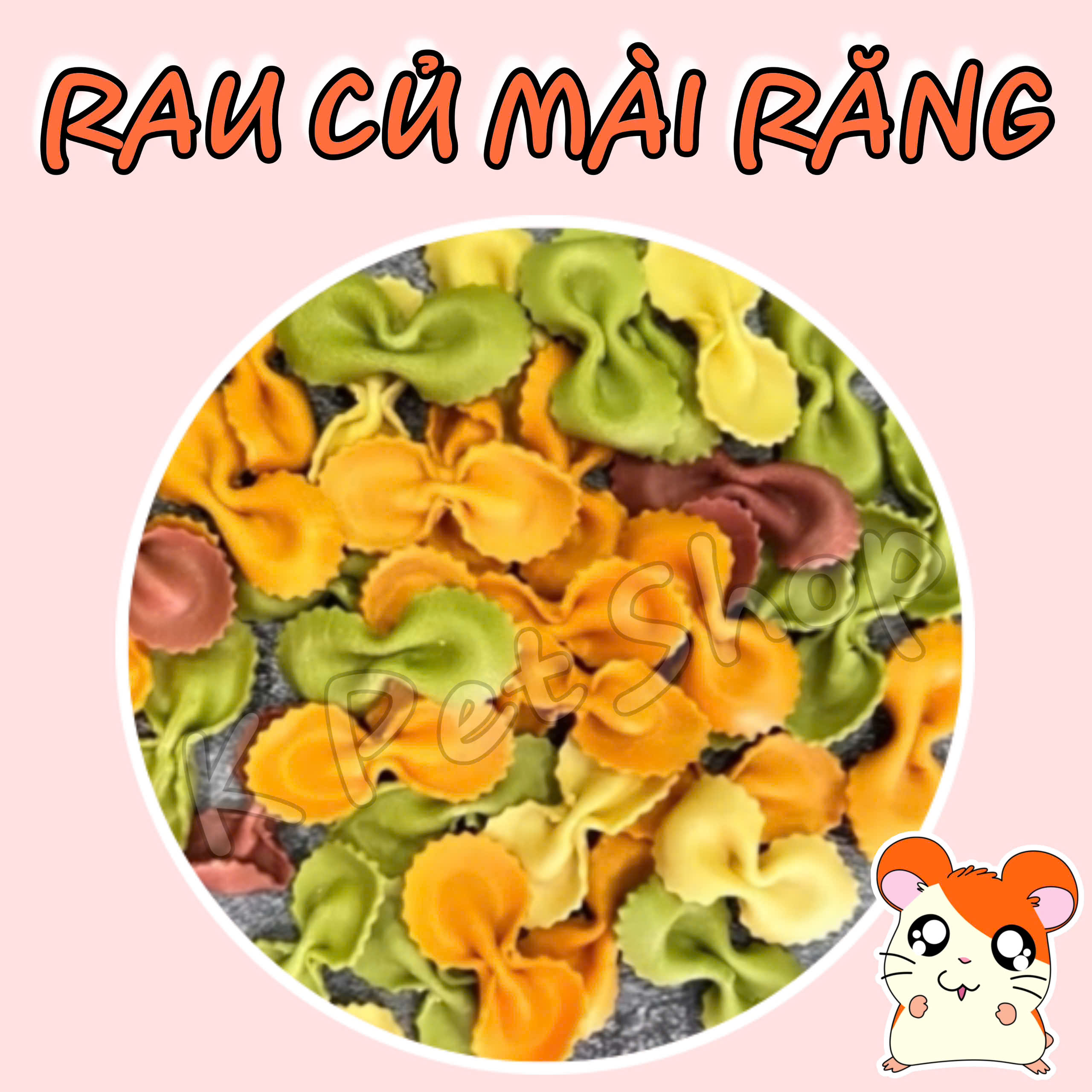 Rau Củ Mài Răng Cho Hamster - Thức Ăn Vặt Cho Hamster