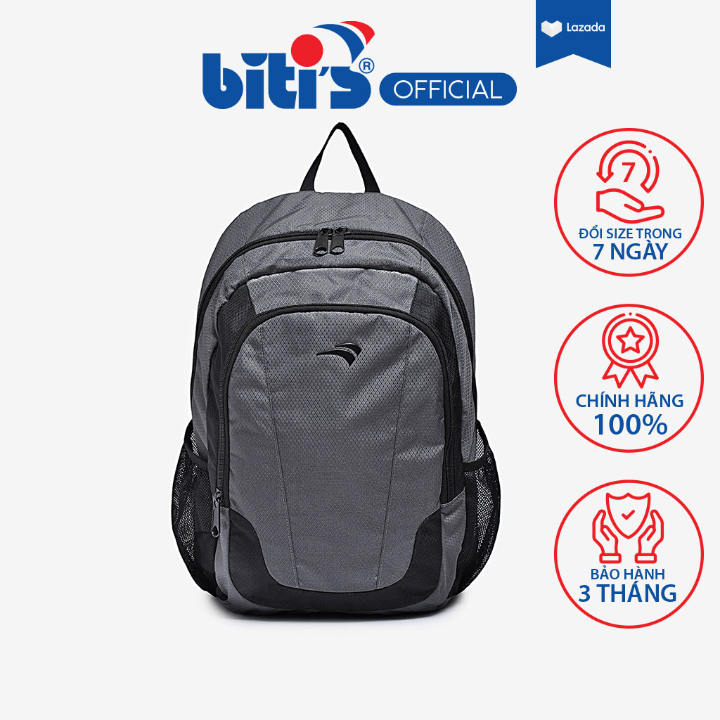 [5.1 - 17.1 Voucher 12% đơn 500k giảm tối đa 80k]Balo Nam Biti's BBBM00400XAM (Xám)