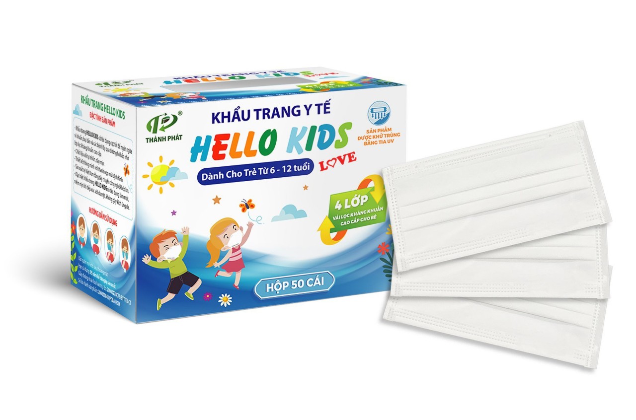 Khẩu trang trẻ em Hello Kids