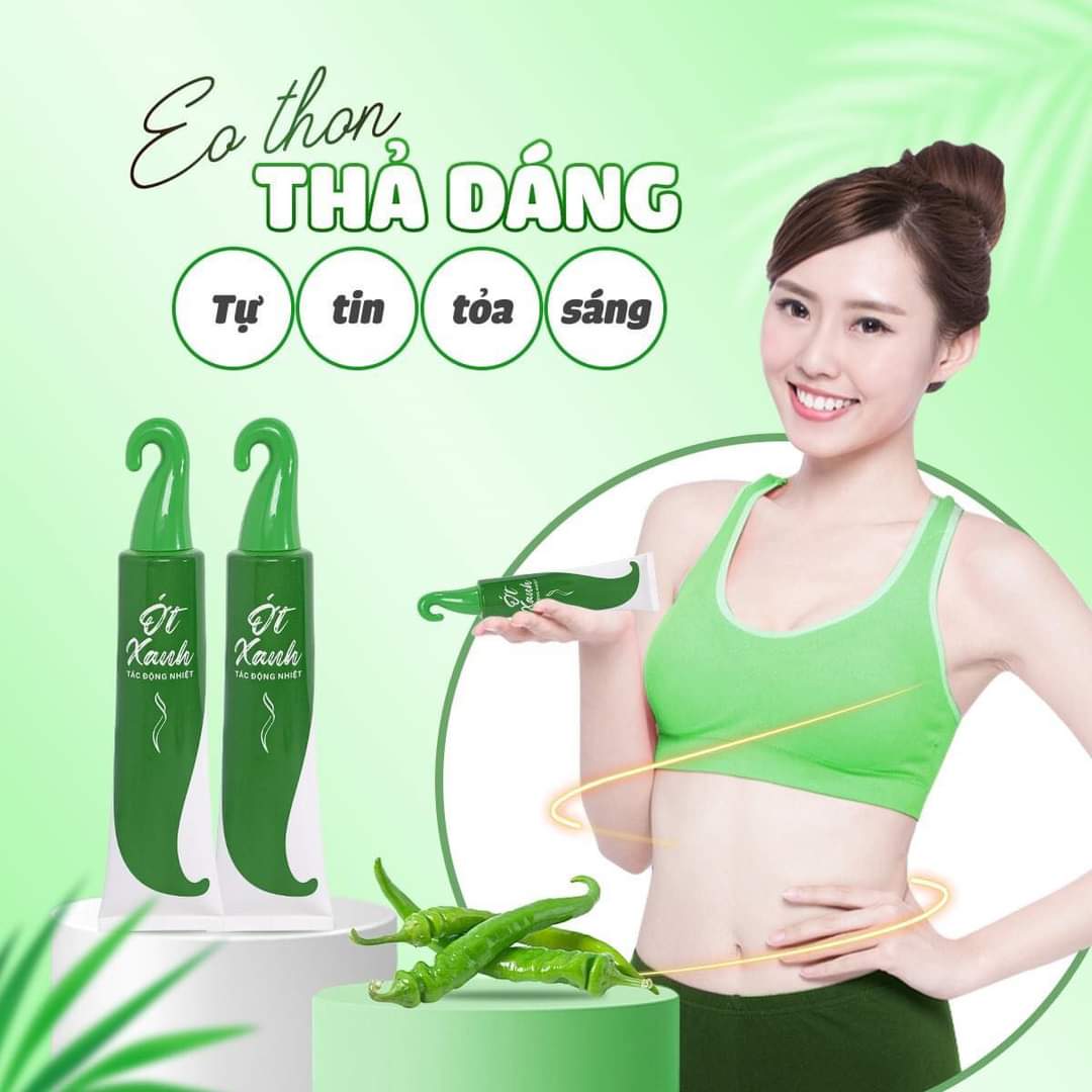 Bộ đôi đai sợi nhiêt và ớt xanh tách nhiệt cho eo thon dáng đẹp thiên nhiên việt