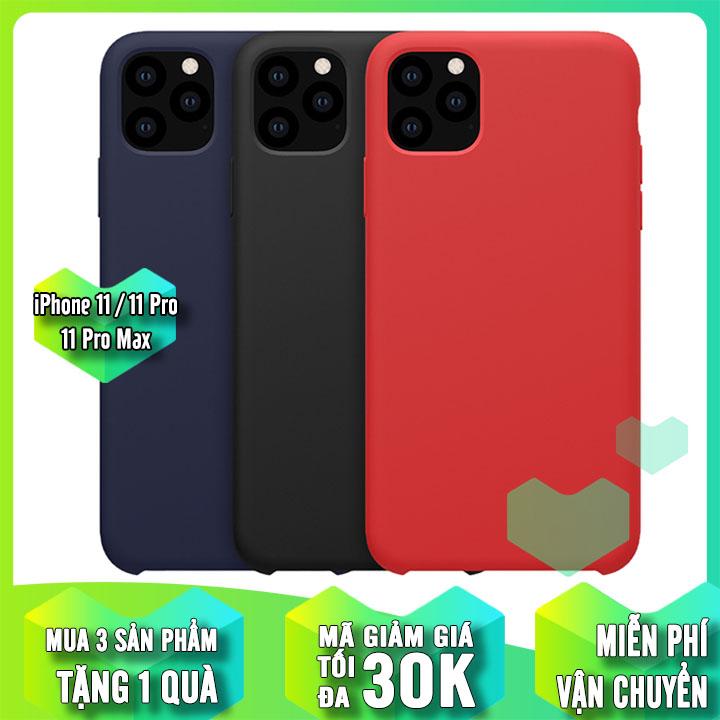 Ốp lưng cho Apple iPhone iPhone 11 / iPhone 11 Pro / iPhone 11 Pro Max nhựa TPU dẻo màu, mặt trong vải nhung Nillkin