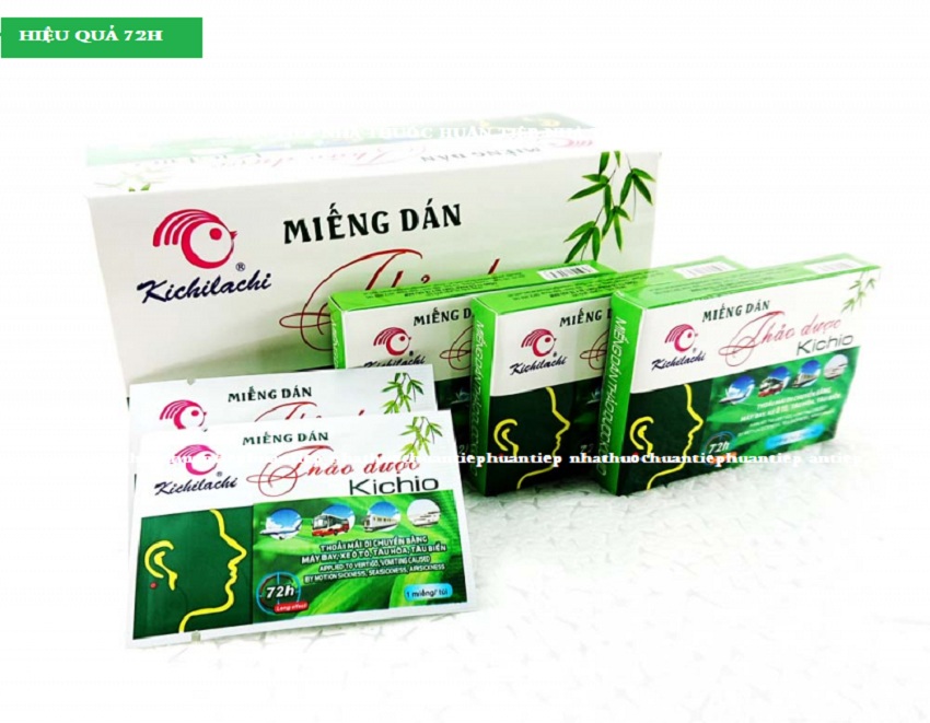 miếng dán say tàu xe