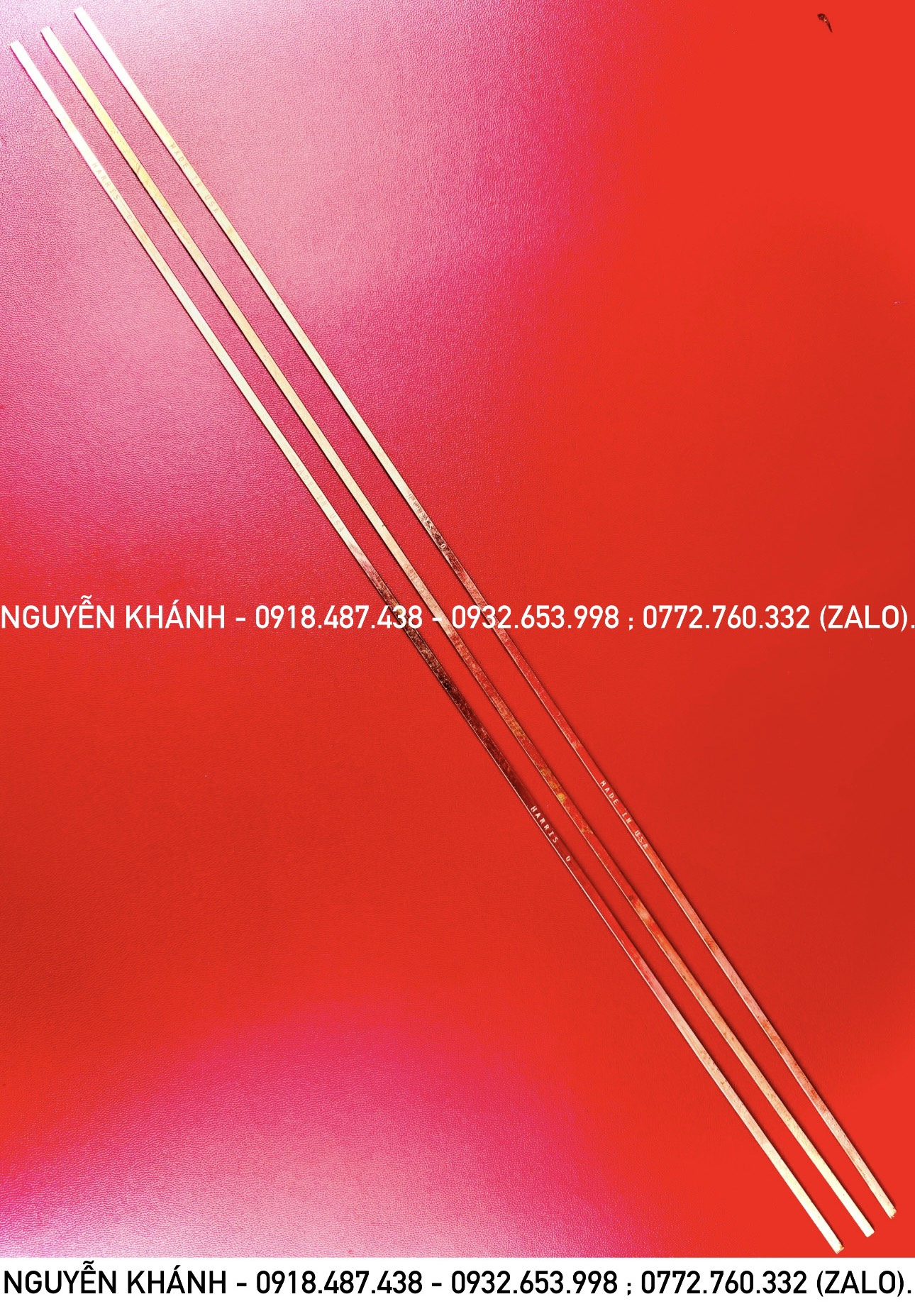 Bạc hàn HARRIS MỸ, 1 que bạc hàn ống đồng