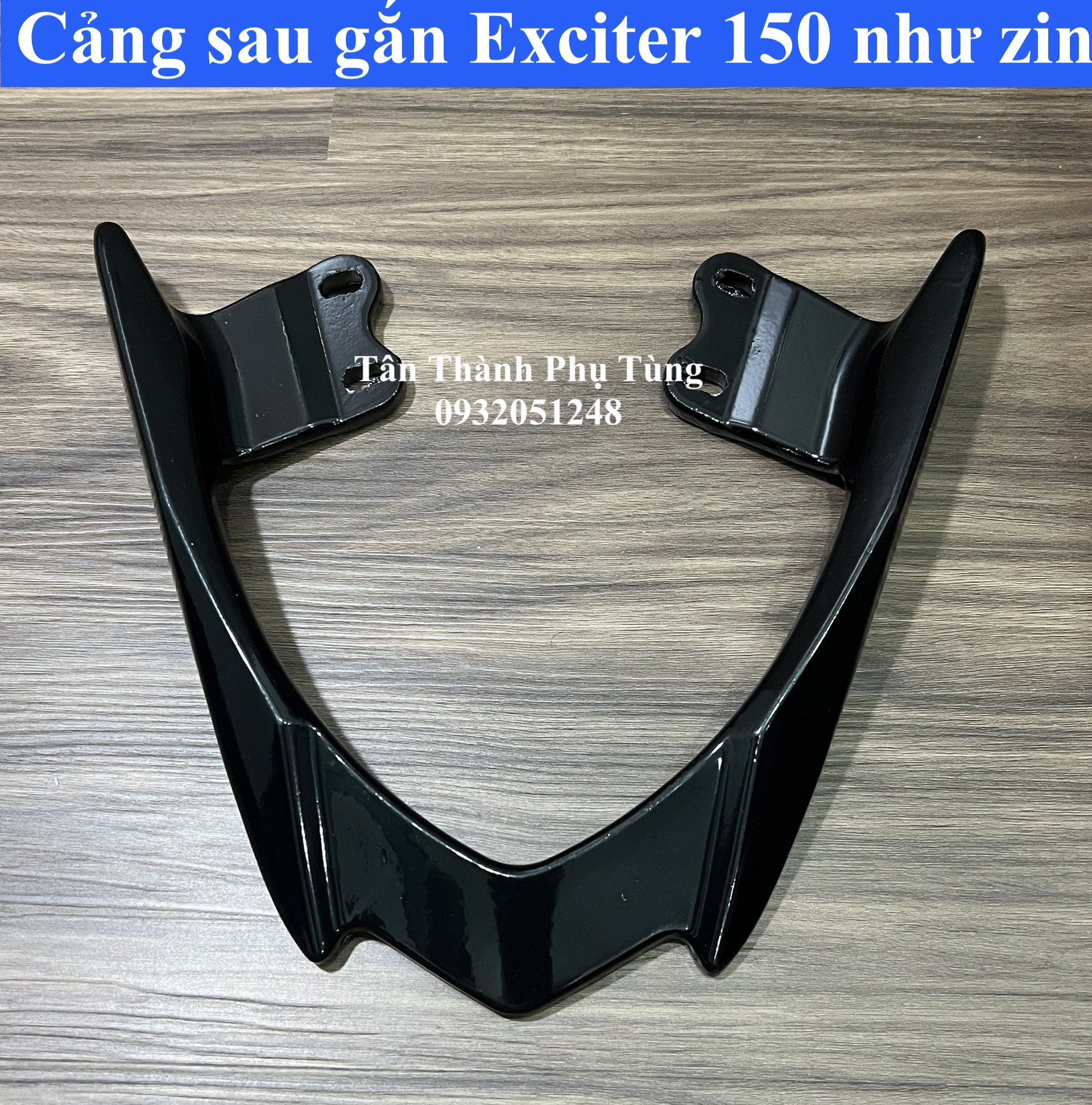 Cảng sau gắn Exciter 150 như zin- màu đen