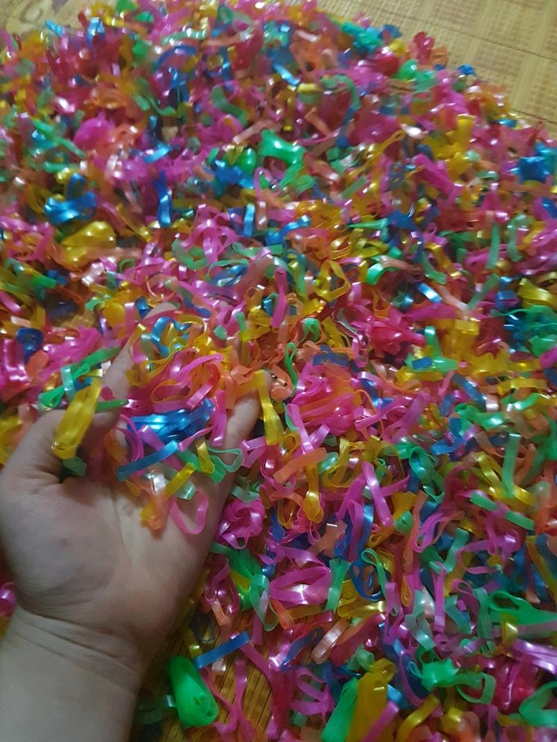 Túi 100g chun buộc tóc loại to dai gói 1 lạng nịt buộc tóc cao su nguyên chất