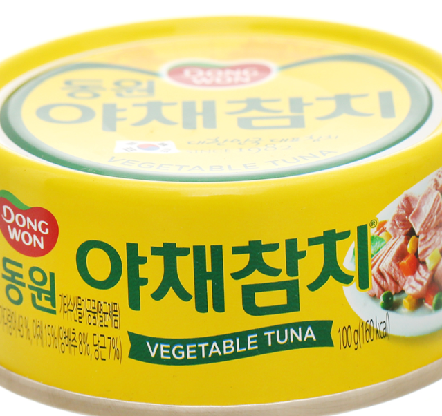 Cá ngừ trắng trộn rau củ DONGWON Hàn Quốc 100g