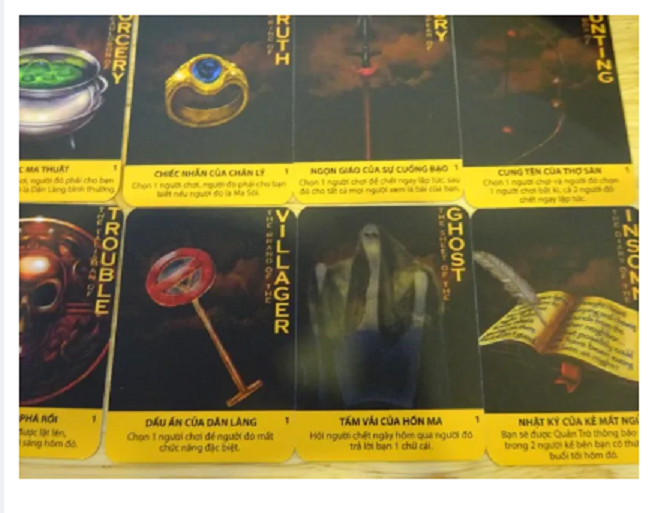 Ma sói cổ vật - artifact - phiên bản mở rộng của ma sói ultimate - TIẾNG VIỆT