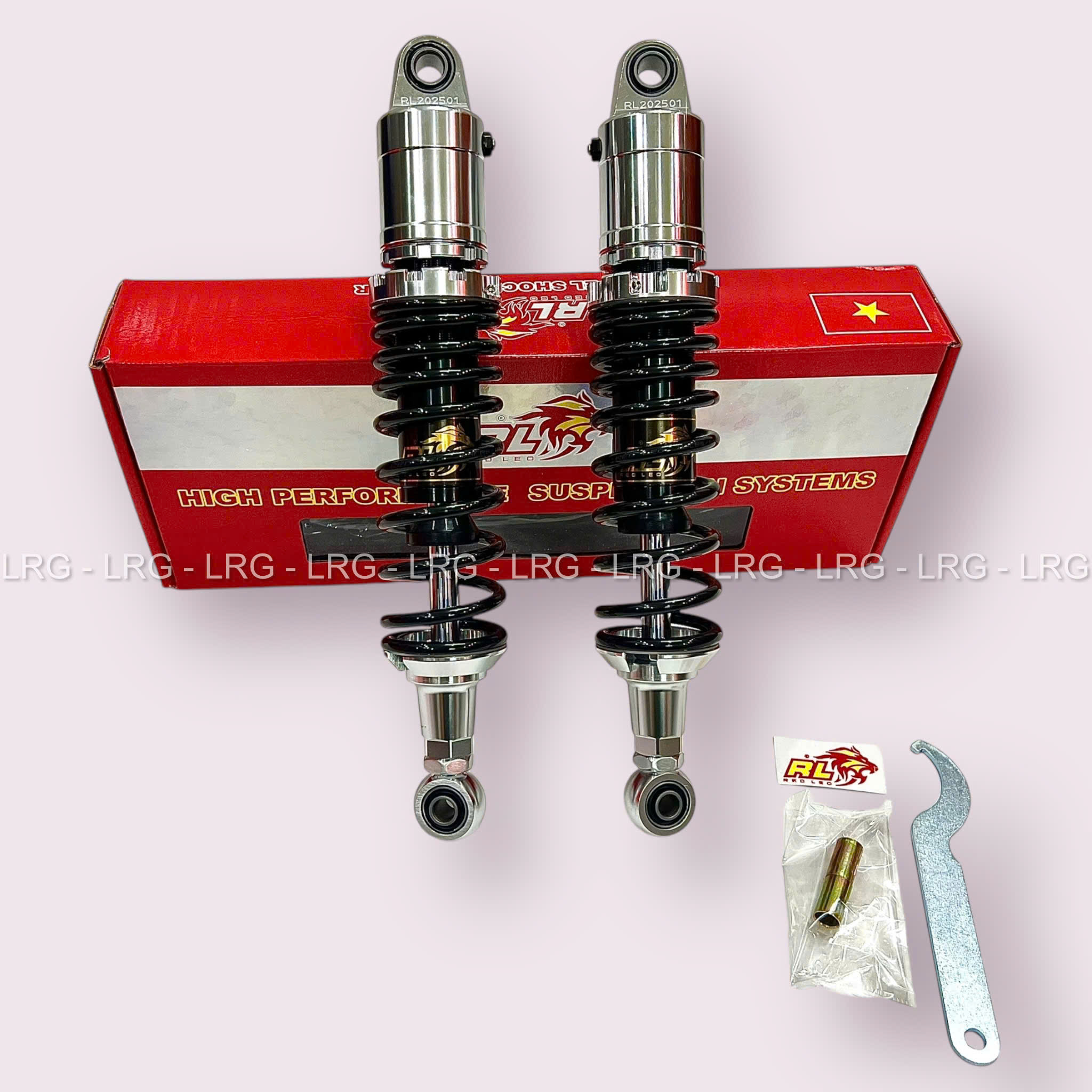 Phuộc Redleo Không Bình Dầu KTC Wave V2 2025 Lắp Như Zin Cho Fuled, Cub, Wave, Dream Các Đời