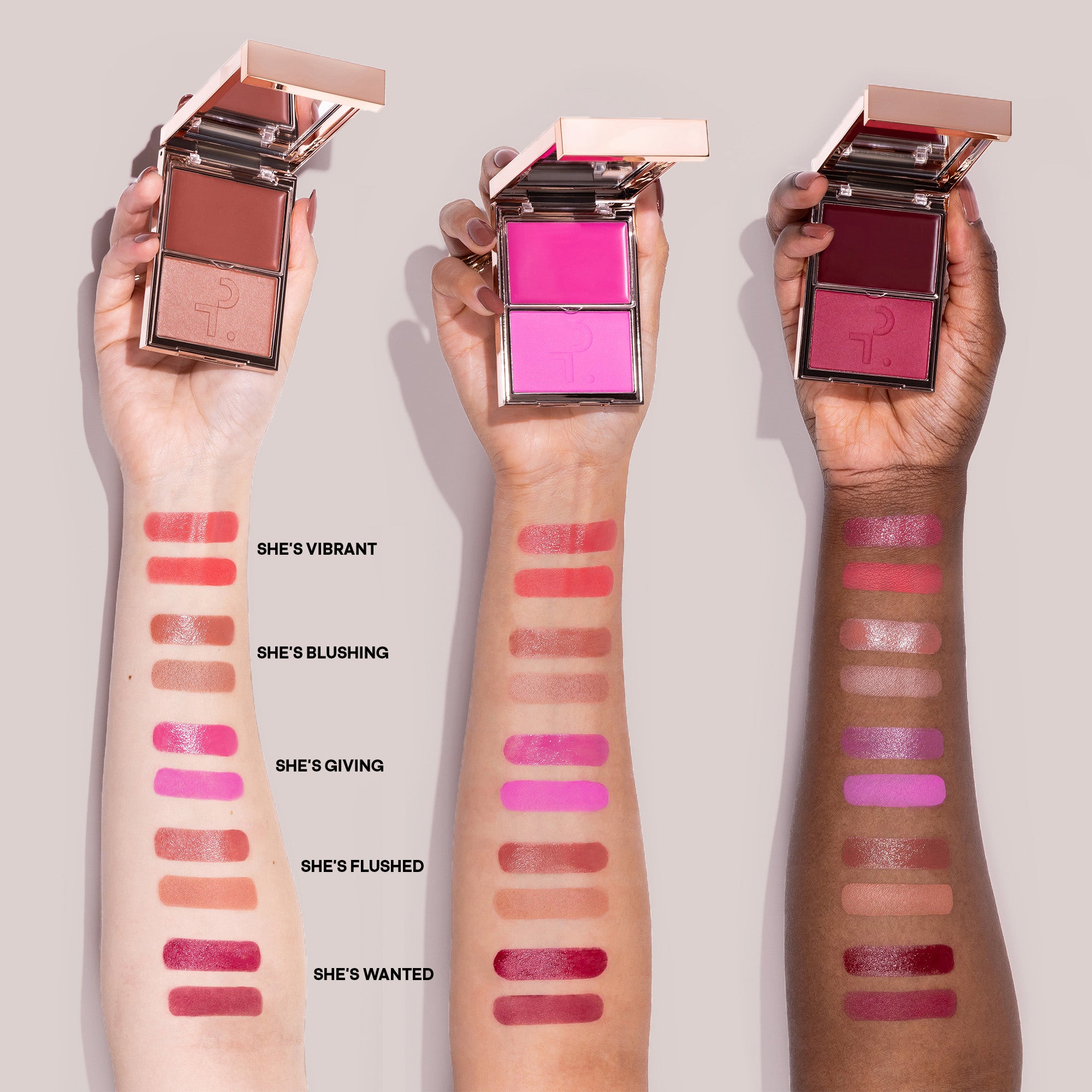 Phấn má hồng Patrick Ta Double - Crème Take & Powder Blush Duo