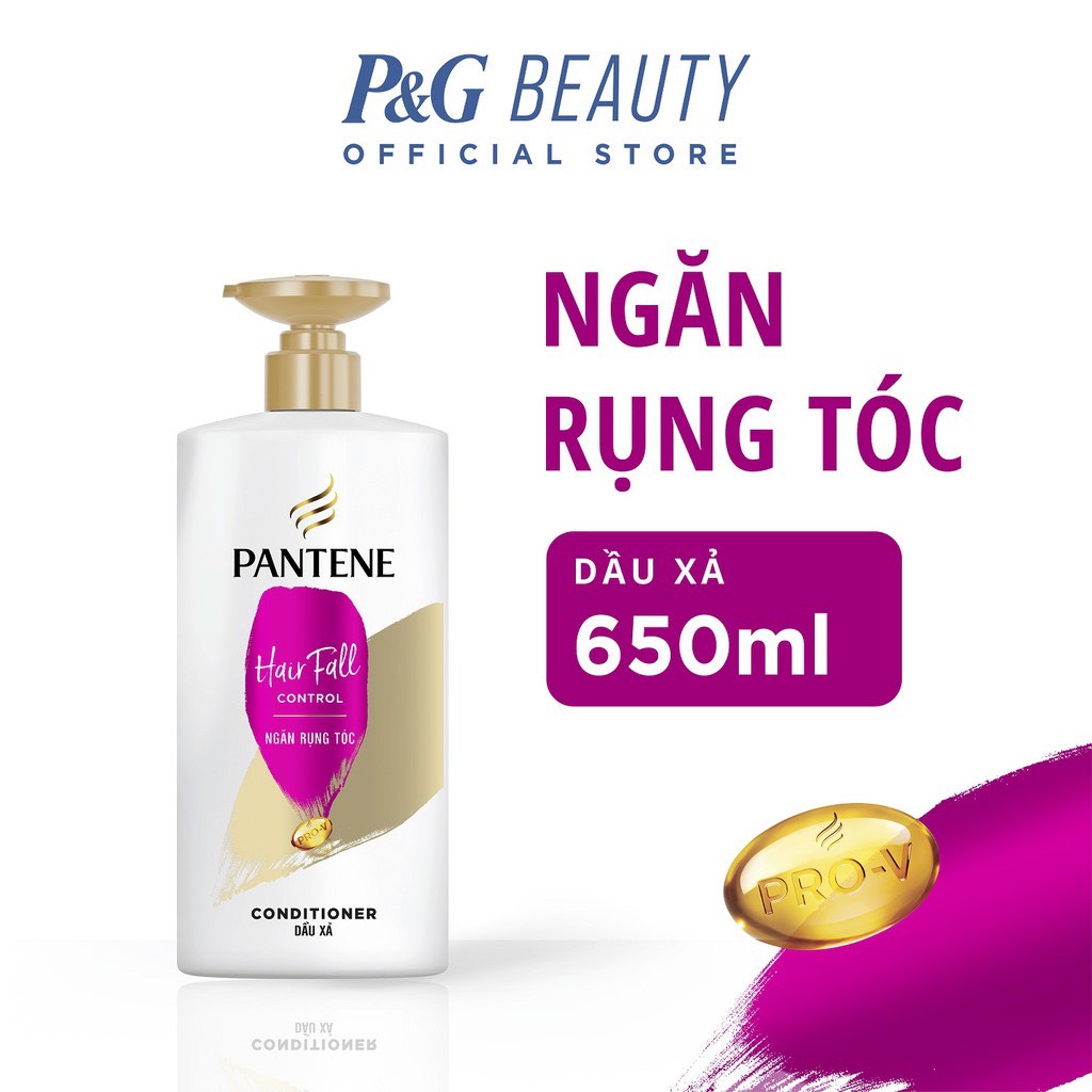 Dầu xả pantene chai 650ml ngăn rụng tóc