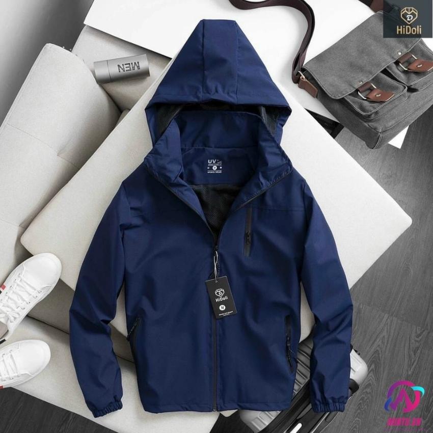 Áo khoác gió nam nữ, áo khoác dù nam 2 lớp vải tráng bạc, chống nước, chống gió, chống bụi