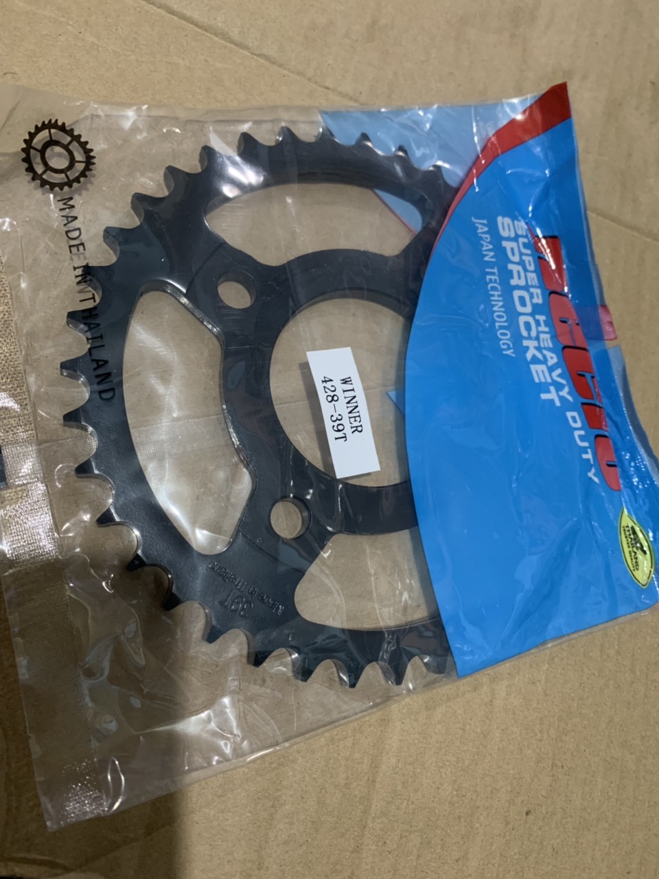 Dĩa tải 39T xe winner hiệu recto