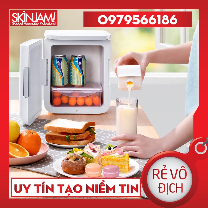 Tủ Lạnh Mini Baseus 6L Tủ Lạnh Đa Chức Năng Sưởi Ấm Và Làm Lạnh Với Dây Nguồn AC / DC Chính Hãng