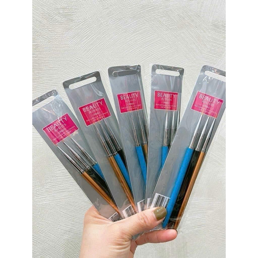 Set Cọ Vẽ Móng 3 Cây Đủ Size - TGN937