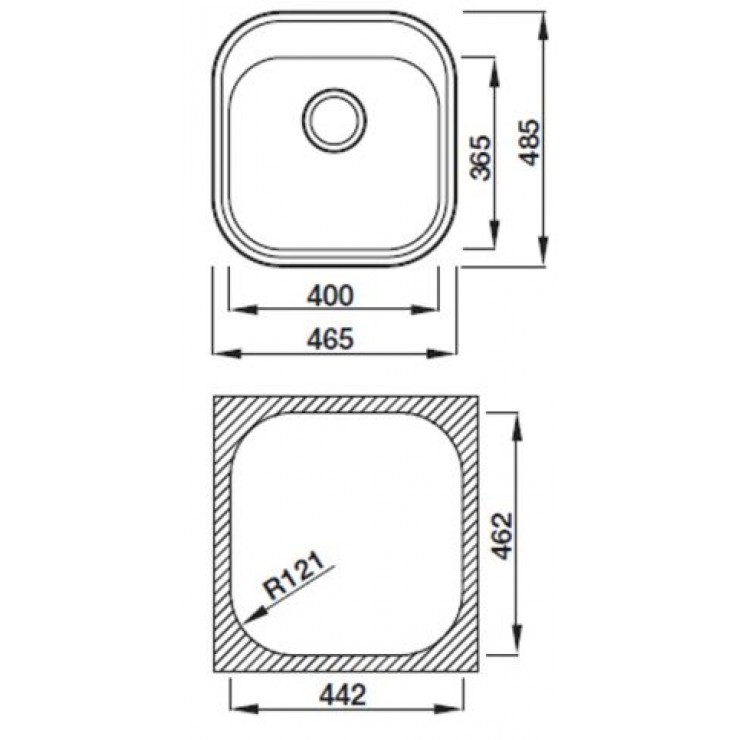 Chậu rửa chén Hafele HS-SS4648 567.23.083