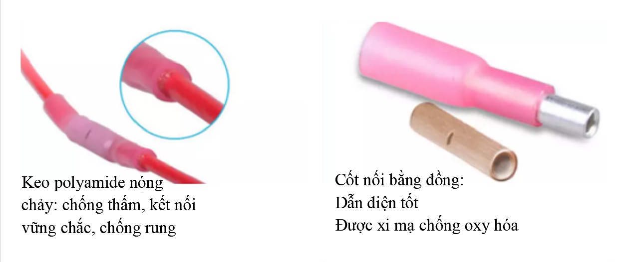 Cút nối điện co nhiệt (50 cái)