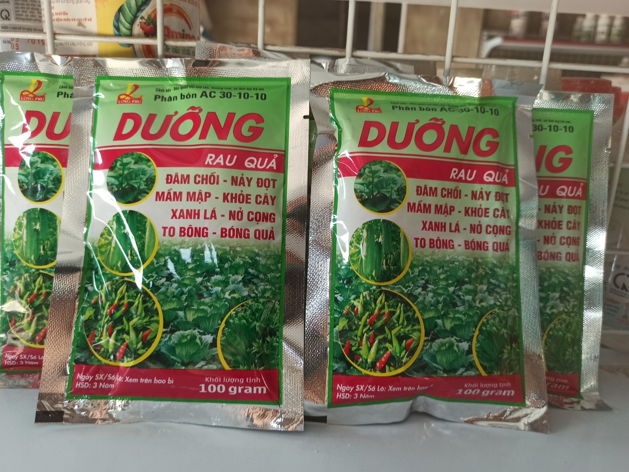 PHÂN BÓN AC 30-10-10 - DƯỠNG - Gói 100g