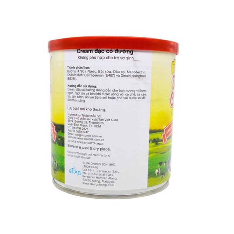 Sữa Đặc Có Đường Dairy Champ (lon 1kg)
