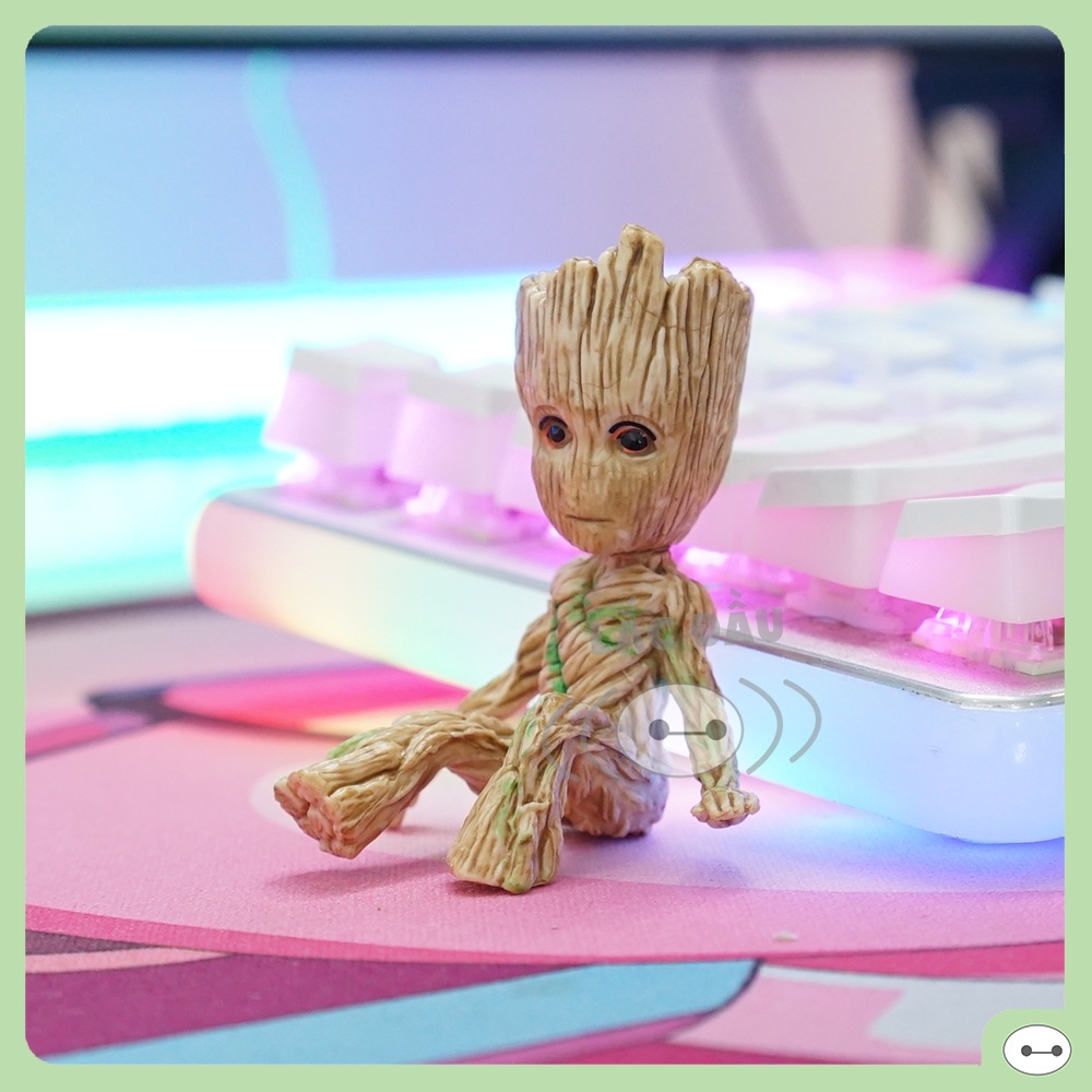 Mô hình chibi ngồi groot 6cm siêu kute