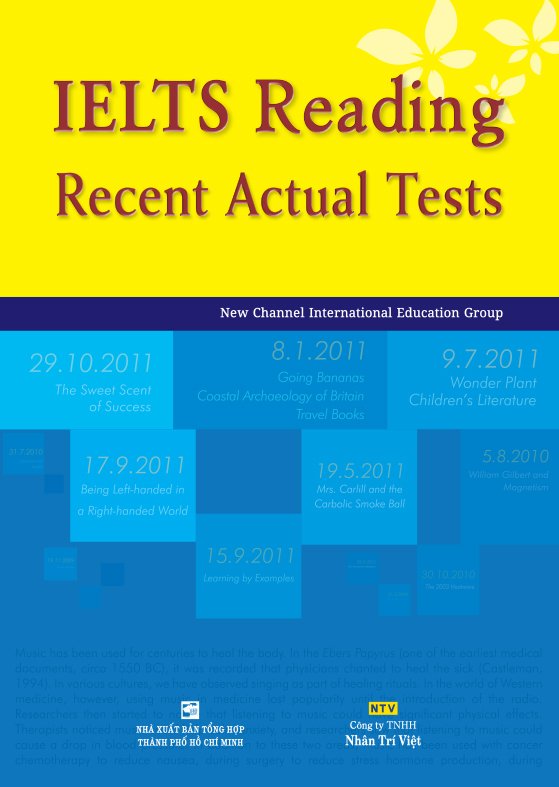 Sách - ielts reading recent actual tests