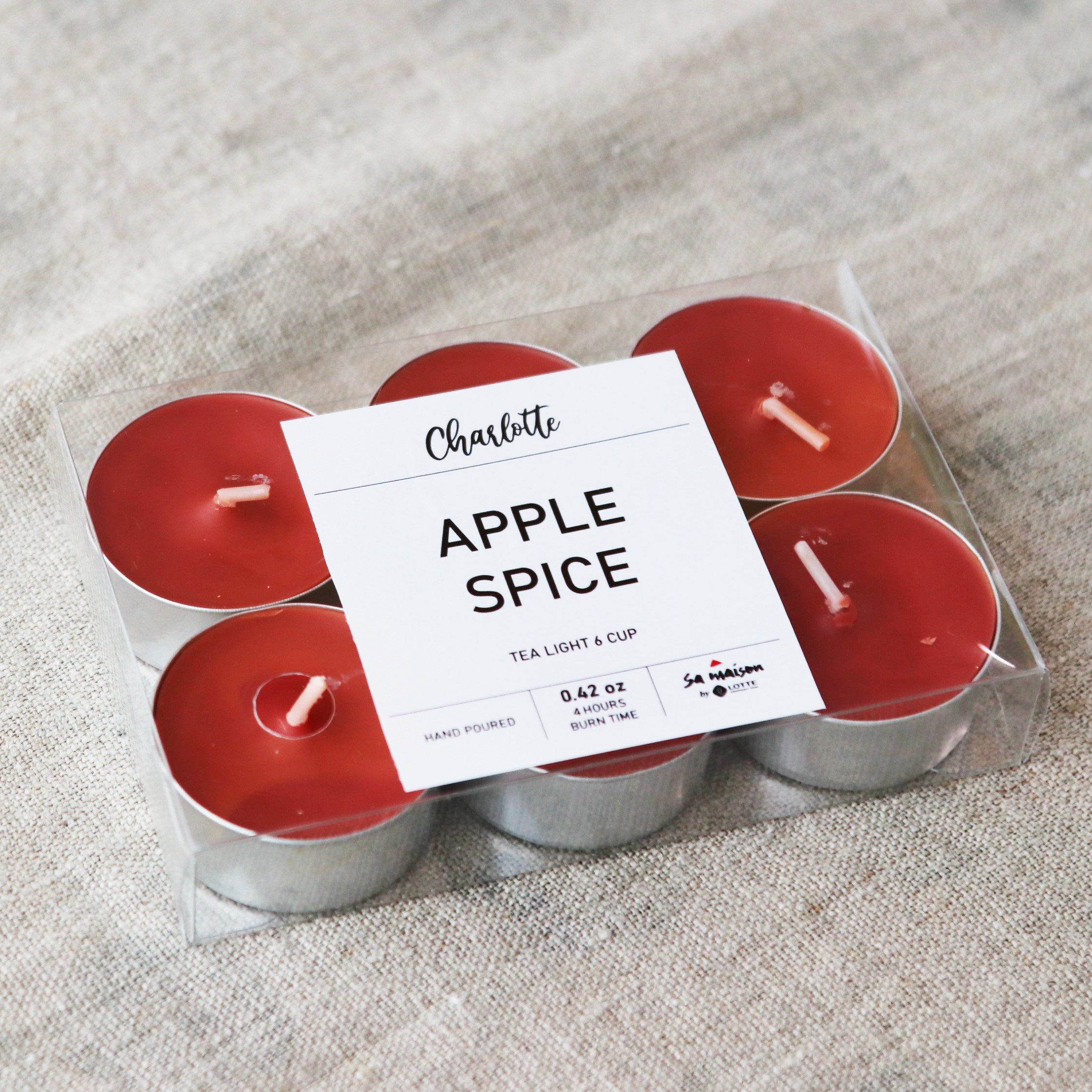 Vỉ 6pcs nến thơm tealight Sa Maison