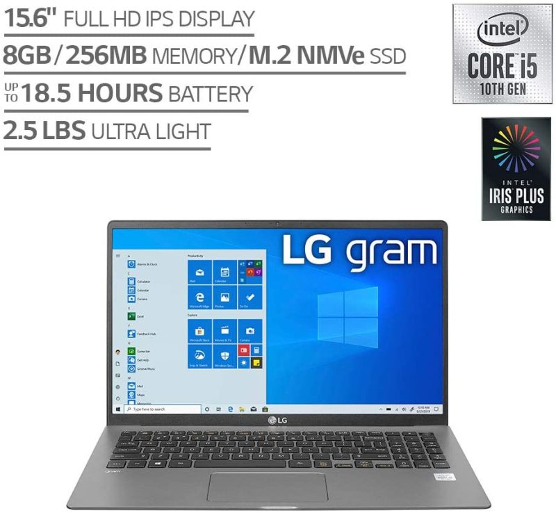 Laptop LG Gram 2020 15Z90N i5 1035G7 RAM 8GB SSD 256GB Màn Hinh 156 inch - Chính Hãng - Mới 100% - Newseal