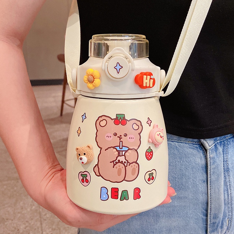 STICKER 3D HÌNH DÁN NỔI VÀO BÌNH NƯỚC SIÊU DỄ THƯƠNG