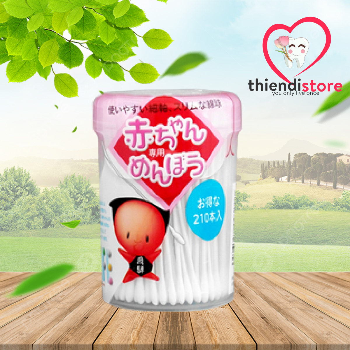 Tăm bông Life cho trẻ em 180 chiếc/210 chiếc