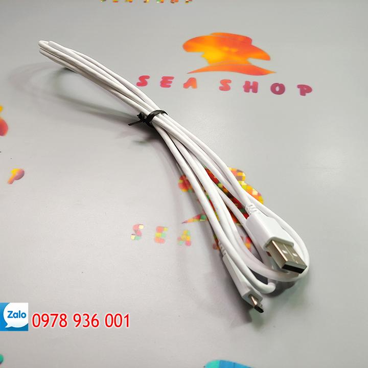 Cáp sạc dài 2m chân Micro USB và chân lightning dành cho iPhone, Samsung, Oppo, Nokia, HTC,...