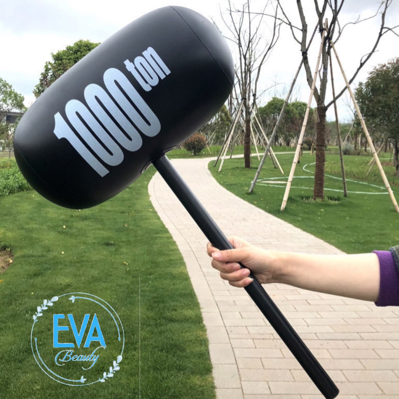 Đồ chơi búa hơi cầm tay 1000 tấn size to 70 cm vui nhộn / búa bơm hơi big size m2583