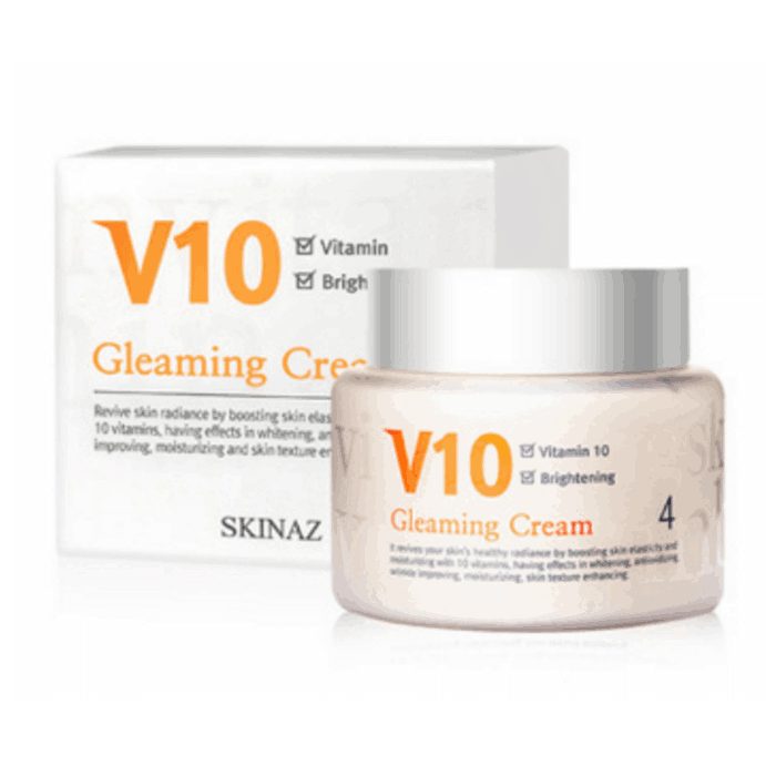 HCMKem dưỡng trắng da mặt cao cấp V10 Gleaming Cream Skinaz 100ml