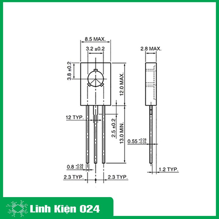 Gói 20 Con Transistor B772 PNP 3A-30V TO-216