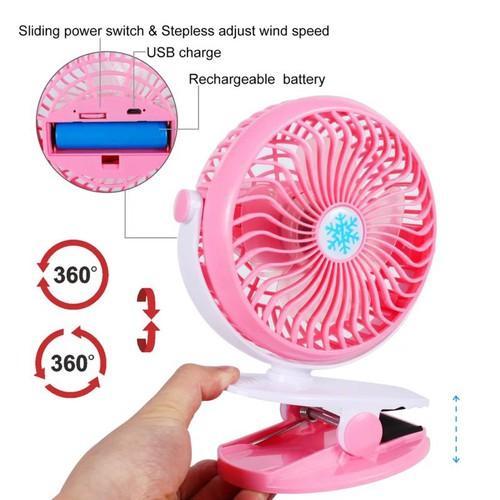 quạt lồng kẹp bàn xoay 360 độ