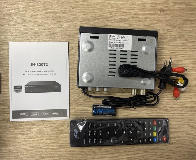 Đầu thu kỹ thuật số SCTV DVB-T2 JN-820T2