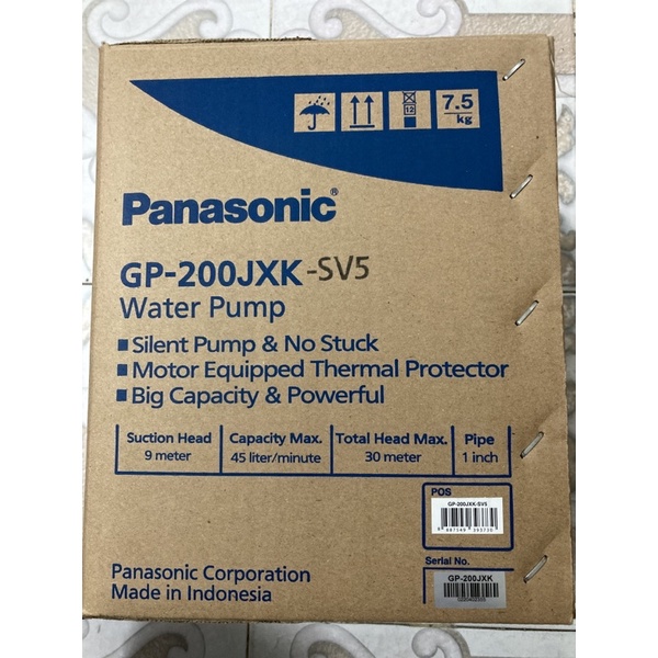 Máy Bơm Nước Đẩy Cao 200W - Panasonic GP 200JXK SV5