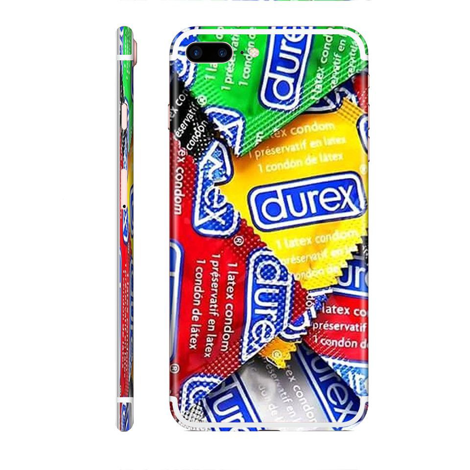 Miếng dán skin cho iPhone hình durex