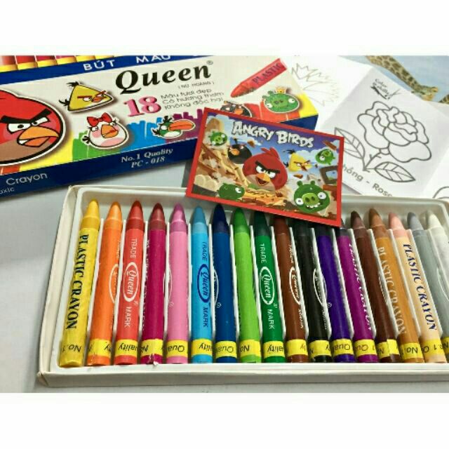 [HCM]Sáp màu Queen 12mau 18 màu