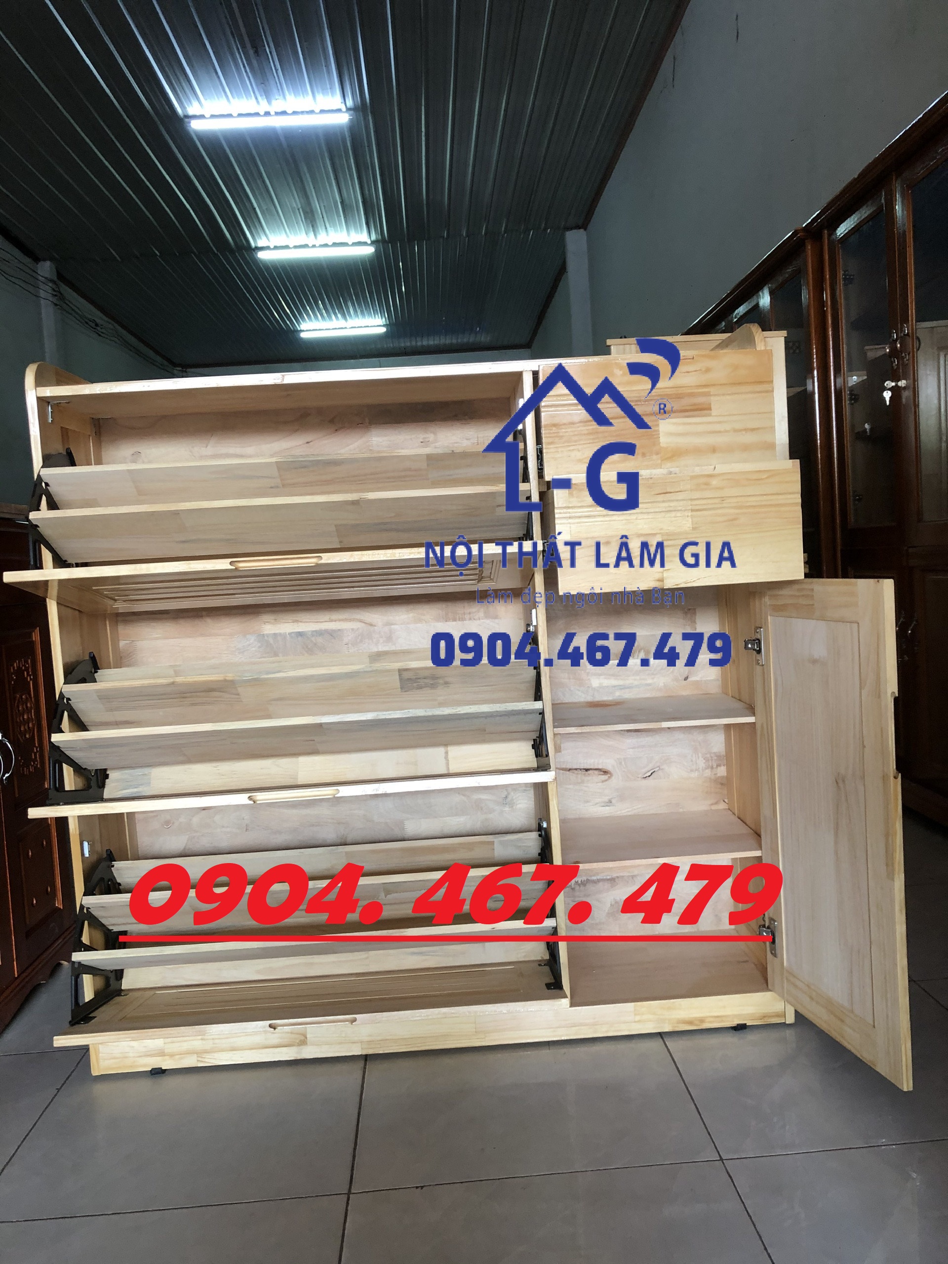 TỦ GIÀY DÉP THÔNG MINH -TỦ ĐỰNG GIÀY GỖ THÔNG