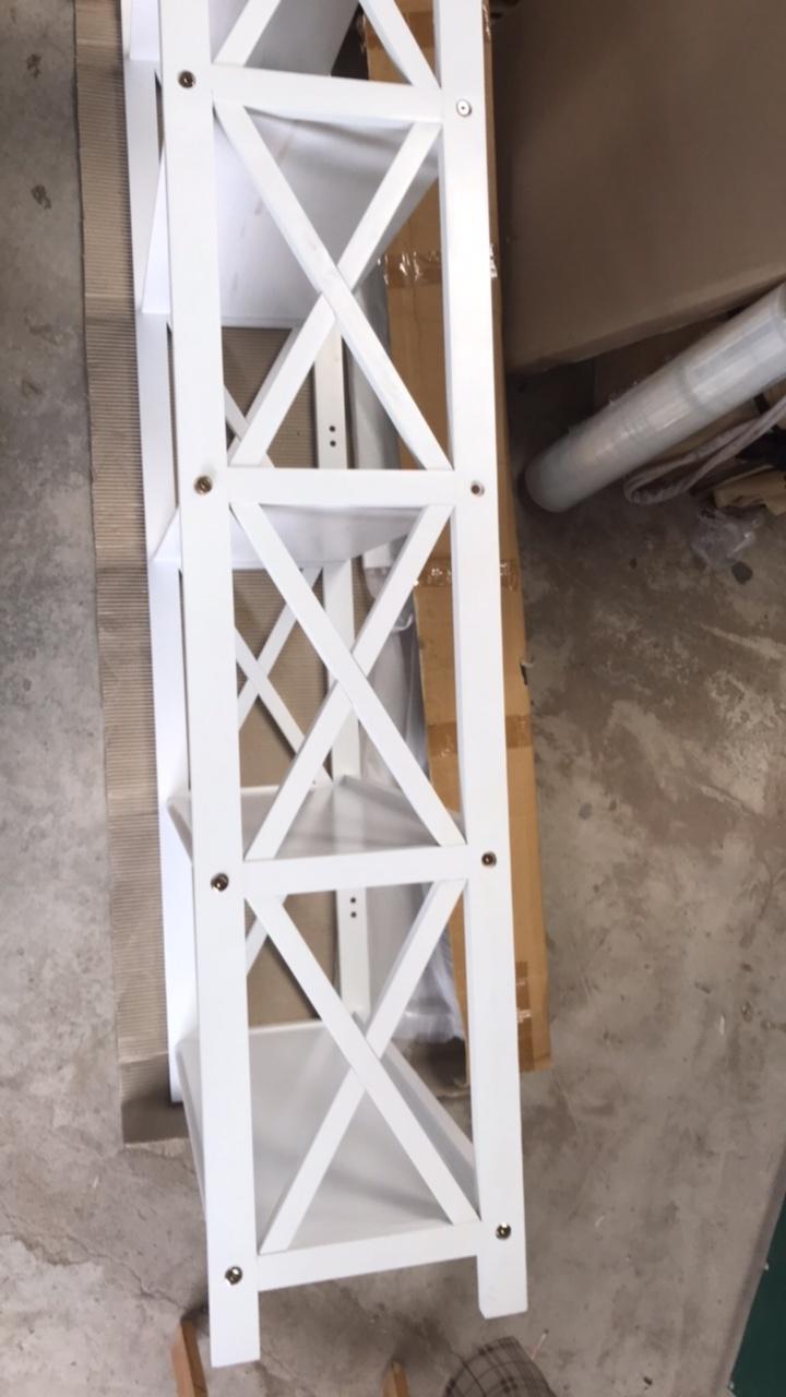 [HCM]Kệ sách 5 tầng 65cm màu trắng
