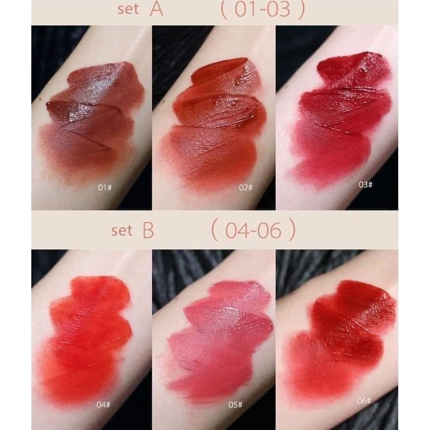 [ HOT 2021 ] Sét 3 cây son kem lì Herorange siêu lỳ mềm môi