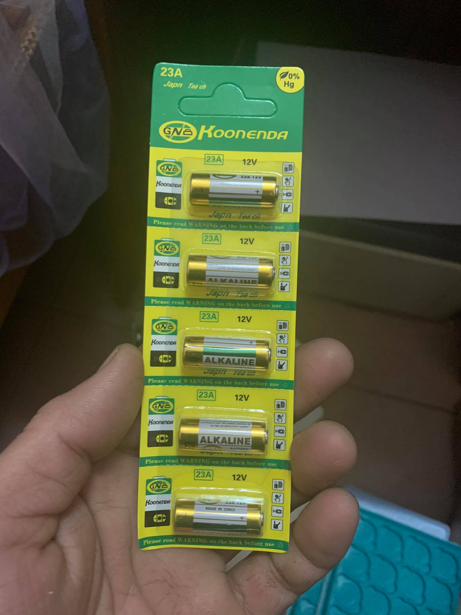 Pin 23a/12v & gp 27a/12v