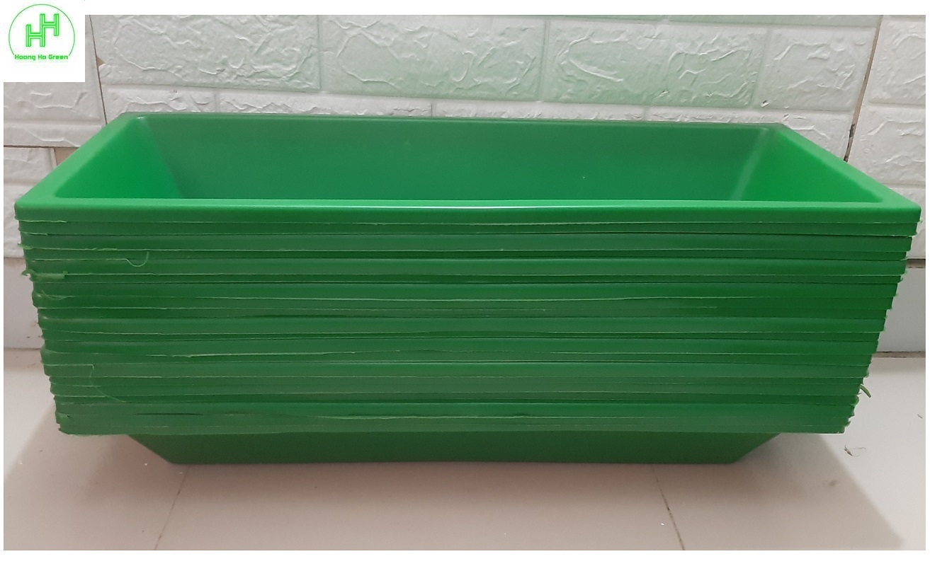 20 Máng/Khay Nhựa Làm Mát Cho Lan, Máng Ăn, Uống Cho Lợn, Gà, Kích Thước 60x24x10Cm