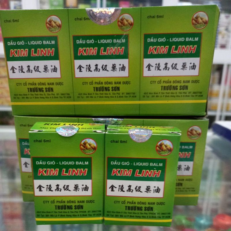 [hộp 12 chai] DẦU GIÓ KIM LINH CHAI 6ML GIÁ TỐT