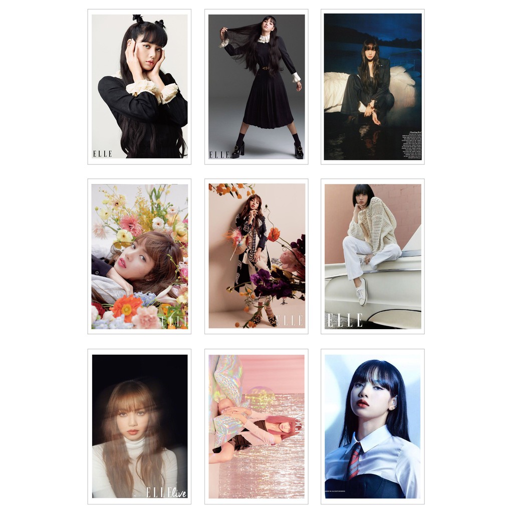 [Ép Lụa] Lomo Card 36 Ảnh LISA Magazine
