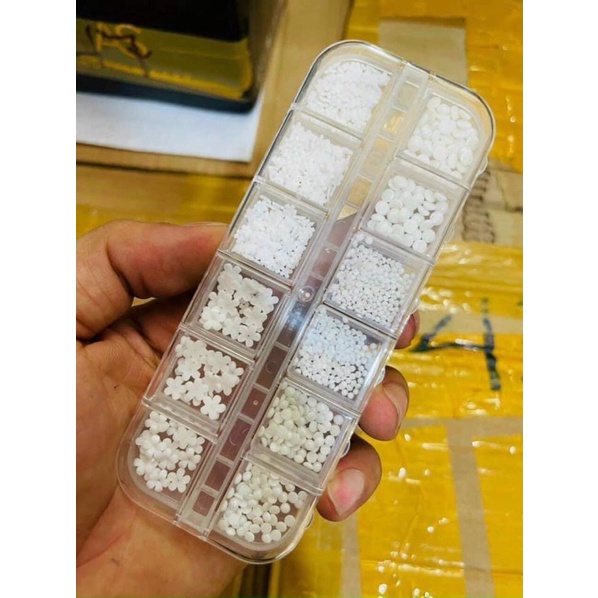Cham nơ đính móng mix nhiều màu siêu HOT