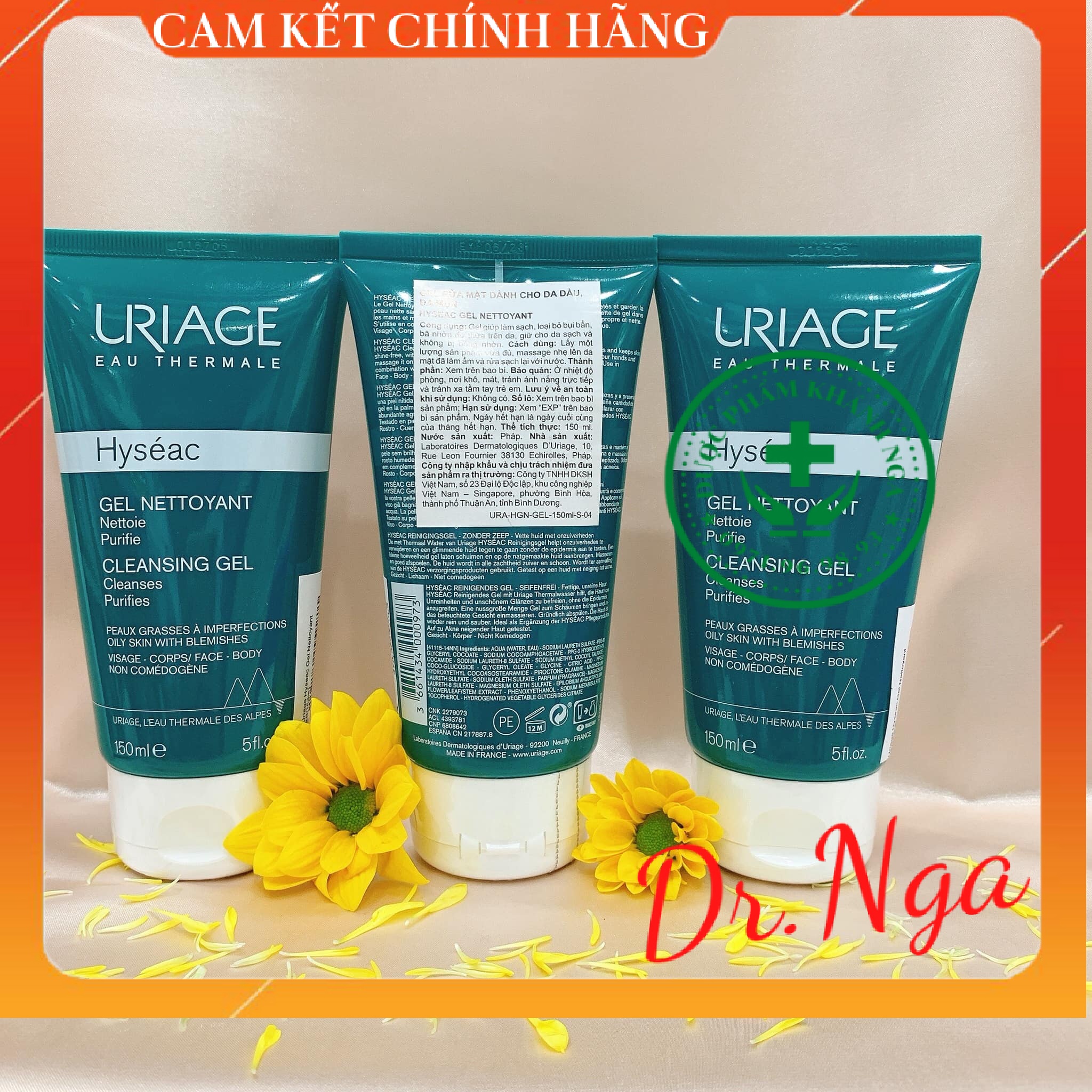 ✅  [ CHÍNH HÃNG ] Sữa Rửa Mặt Uriage Dành Cho Da Dầu Da Mụn 150ml