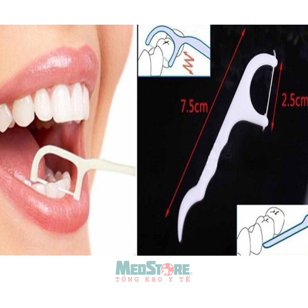 Hủ 70 Chiếc Tăm Chỉ Kẽ Răng Nhật Bản Okamura