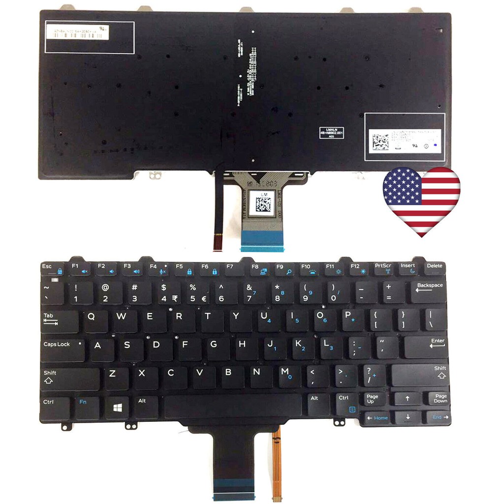 Bàn phím Laptop DELL latitude E7250 E7270 E5250 E5270 hàng nhập khẩu, thay thế