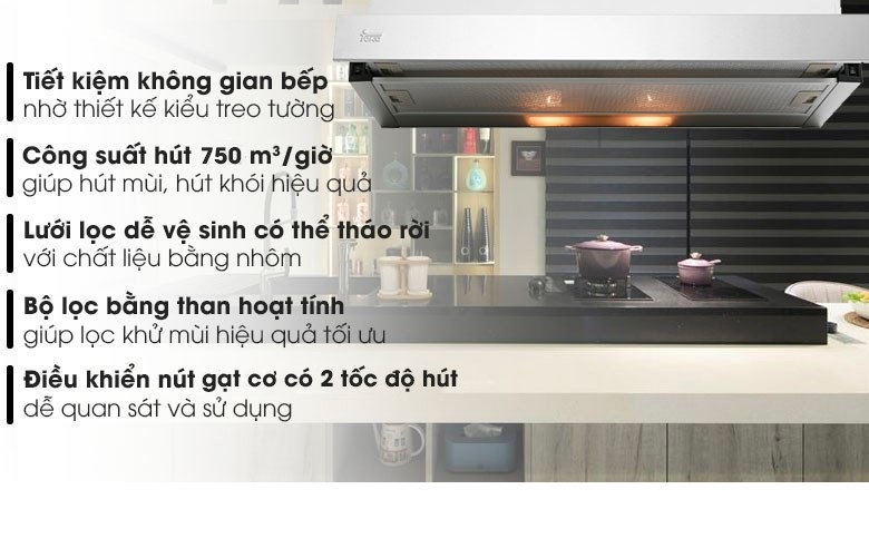 Máy Hút Mùi Kangaroo KG70BH1